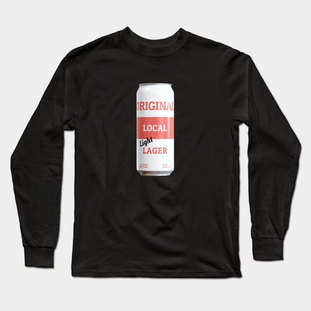 Light Local Can Long Sleeve T-Shirt by LocalLager